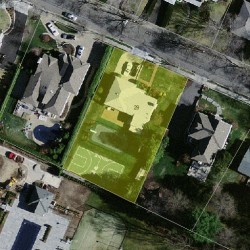 29 Columbine Rd, Newton MA 02459-3444 aerial view