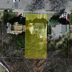 110 Parker Ave, Newton MA  02461-1815 aerial view