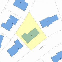 37 Selwyn Rd, Newton MA 02461-2123 plot plan
