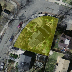 4 Beverly Rd, Newton MA 02461-1113 aerial view