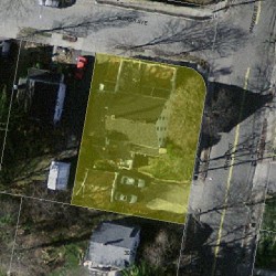 295 Parker St, Newton MA 02459-2629 aerial view