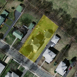 23 Fair Oaks Ave, Newton MA 02460-1216 aerial view