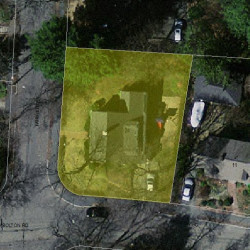 24 Fairfield St, Newton MA 02460-2108 aerial view