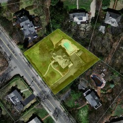 114 Valentine St, Newton MA 02465-3028 aerial view