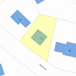 60 Dwhinda Rd, Newton MA 02468-1805 plot plan