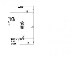 247 Cherry St, Newton MA  02465-1607 floor plan