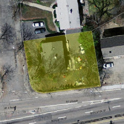 3 Cragmore Rd, Newton MA 02464-1008 aerial view