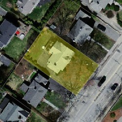 1659 Washington St, Newton MA 02465-2229 aerial view