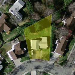 7 Deborah Rd, Newton MA 02459-2837 aerial view