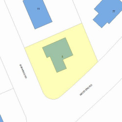 5 Burnside Rd, Newton MA 02461-1401 plot plan
