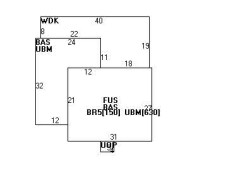 11 Regina Rd, Newton MA  02466-1412 floor plan