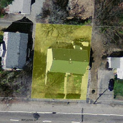 721 Boylston St, Newton MA  02461-1805 aerial view