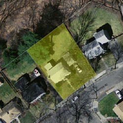 84 Clearwater Rd, Newton MA 02462-1106 aerial view