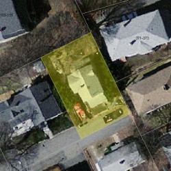 16 Edinboro Ter, Newton MA  02460-1303 aerial view