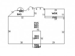 56 Cynthia Rd, Newton MA 02459-2834 floor plan