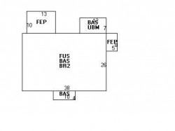 95 Montrose St, Newton MA  02458-2726 floor plan