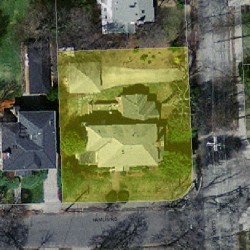 5 Hamlin Rd, Newton MA 02459-1001 aerial view