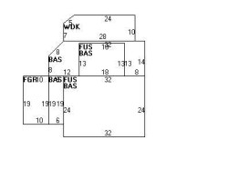 33 Elinor Rd, Newton MA 02461-1834 floor plan