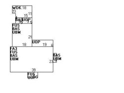 206 Melrose St, Newton MA  02466-1119 floor plan