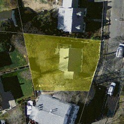 53 Jasset St, Newton MA 02458-1055 aerial view