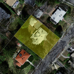 41 Windermere Rd, Newton MA 02466-2521 aerial view