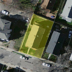 57 Gardner St, Newton MA 02458-1404 aerial view