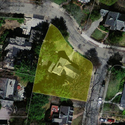 19 Greylock Rd, Newton MA  02465-2703 aerial view