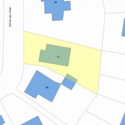 50 Grove Hill Park, Newton MA 02460-2304 plot plan