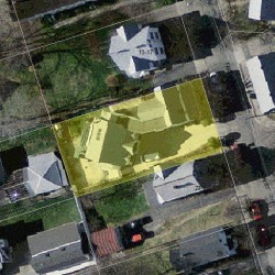 19 Faxon St, Newton MA  02458-1012 aerial view