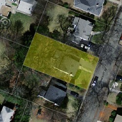 55 Hinckley Rd, Newton MA  02468-1723 aerial view