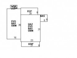 172 Melrose St, Newton MA 02466-1111 floor plan