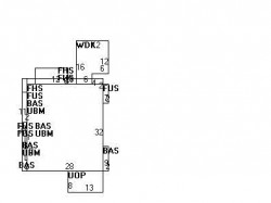 8 Hollis St, Newton MA  02458-2010 floor plan
