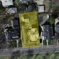 33 Washington Park, Newton MA 02460-1915 aerial view