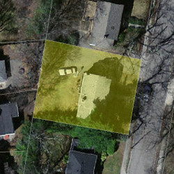 12 Pine Crest Rd, Newton MA  02459-2123 aerial view