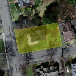 24 Fountain St, Newton MA 02465-2720 aerial view