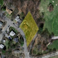 19 Islington Rd, Newton MA  02466-1005 aerial view