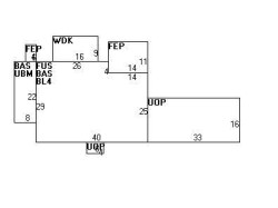 121 Park Ave, Newton MA 02458-2647 floor plan