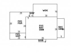 65 Gordon Rd, Newton MA 02468-1229 floor plan