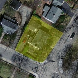 67 Hancock St, Newton MA 02466-2308 aerial view