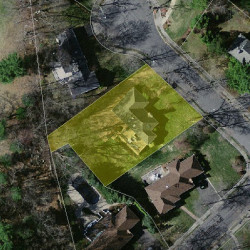 12 Appleton Cir, Newton MA 02459-3305 aerial view