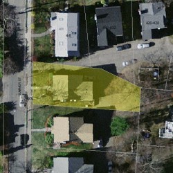10 Sumner St, Newton MA  02459-1641 aerial view