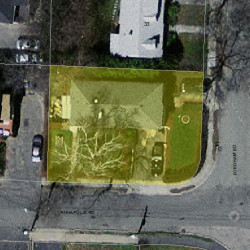 37 Fordham Rd, Newton MA 02465-1206 aerial view