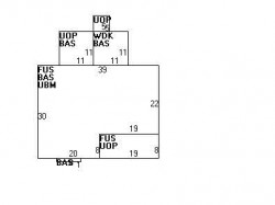22 Marlboro St, Newton MA  02458-2121 floor plan
