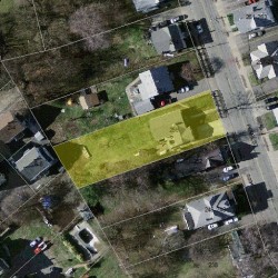 256 Pearl St, Newton MA 02458-1345 aerial view