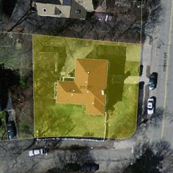 315 Lowell Ave, Newton MA 02460-1826 aerial view