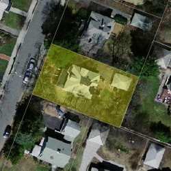 16 Bradford Rd, Newton MA 02461-1004 aerial view