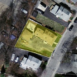 31 Curve St, Newton MA 02465-2206 aerial view