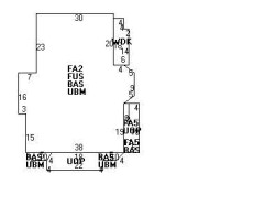 20 Maple Ave, Newton MA  02458-1910 floor plan