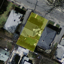 184 Derby St, Newton MA 02465-1560 aerial view
