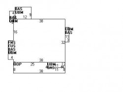 63 Columbus St, Newton MA 02461-1437 floor plan